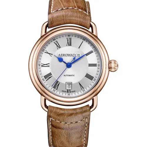 Aerowatch Lederarmband-1942 Automatic - A 60900 RO26