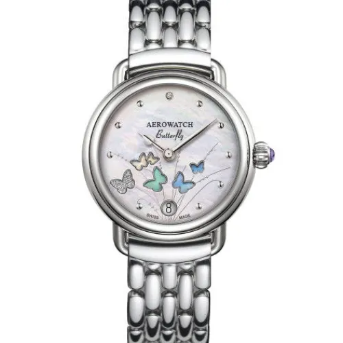 Aerowatch Metallarmband-1942 Butterfly - A 44960 AA05 M
