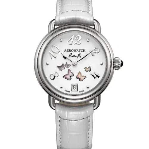 Aerowatch Lederarmband-1942 Butterfly - A 44960 AA01