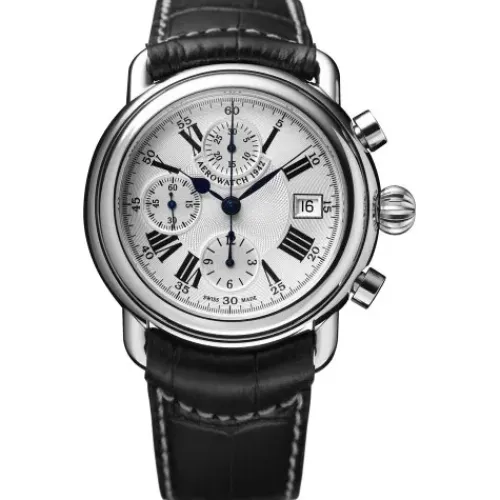 Aerowatch Lederarmband-1942 Chrono Automatic - A 61901 AA01