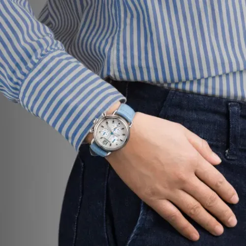 Aerowatch Lederarmband-1942 Chrono Lady - A 81105 AA01