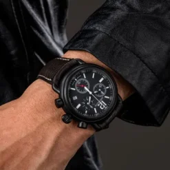 Aerowatch Lederarmband-1942 Chronograph Quartz - A 79100 NO05