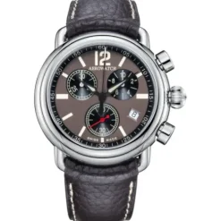 Aerowatch Lederarmband-1942 Chronograph Quartz - A 79100 AA02