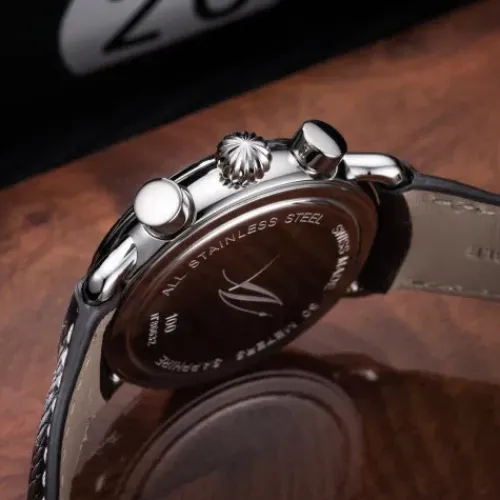 Aerowatch Lederarmband-1942 Chronograph Quartz - A 79100 AA02