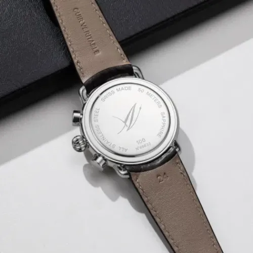 Aerowatch Lederarmband-1942 Chronograph Quartz - A 79100 AA02