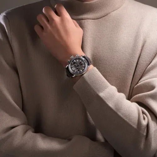 Aerowatch Lederarmband-1942 Chronograph Quartz - A 79100 AA02