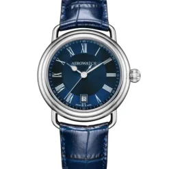 Aerowatch Lederarmband-1942 Gent Quartz - A 42900 AA29