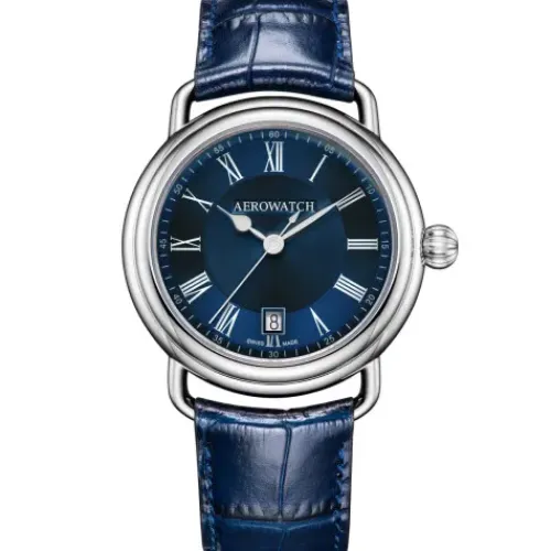 Aerowatch Lederarmband-1942 Gent Quartz - A 42900 AA29