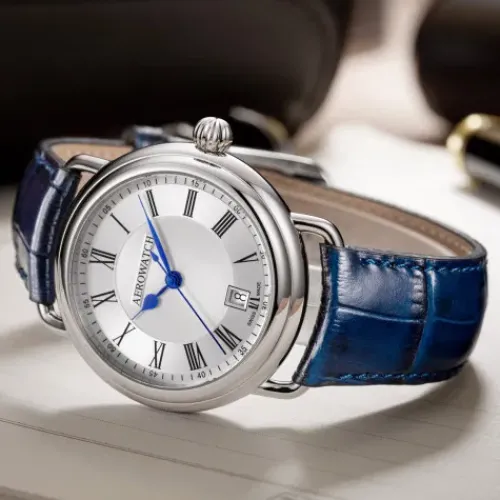 Aerowatch Lederarmband-1942 Gent Quartz - A 42900 AA26