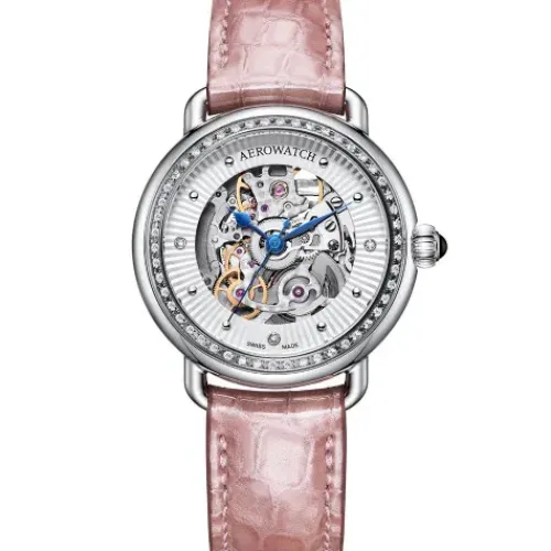 Aerowatch Lederarmband-1942 Lady Elegance Automatic - A 60960 AA18 DIA
