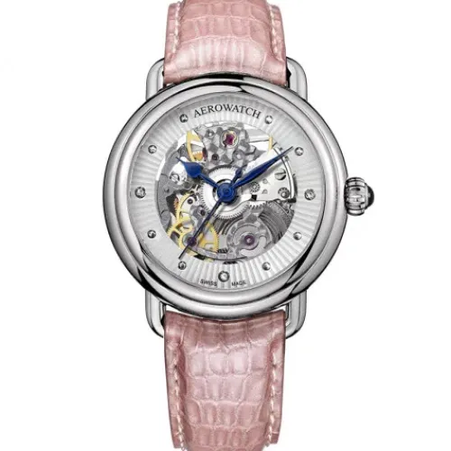Aerowatch Lederarmband-1942 Lady Elegance Automatic - A 60960 AA18
