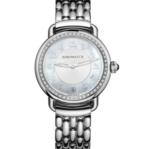 Aerowatch Metallarmband-1942 Lady Midsize Quartz - A 42960 AA19 DIA M