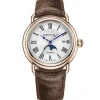 Aerowatch Lederarmband-1942 Moon Phase Automatic - A 77983 RO01