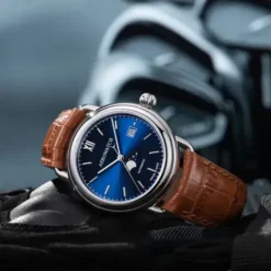 Aerowatch Lederarmband-1942 Moon Phase Automatic - A 77983 AA06