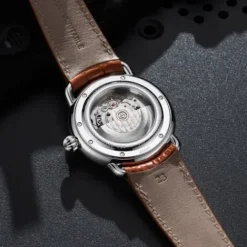 Aerowatch Lederarmband-1942 Moon Phase Automatic - A 77983 AA06