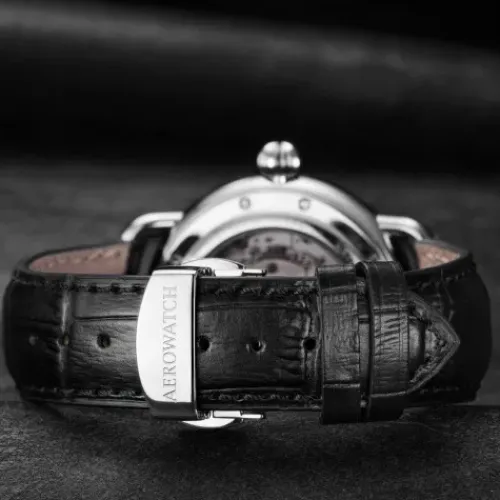 Aerowatch Lederarmband-1942 Regulator - A 76983 AA04