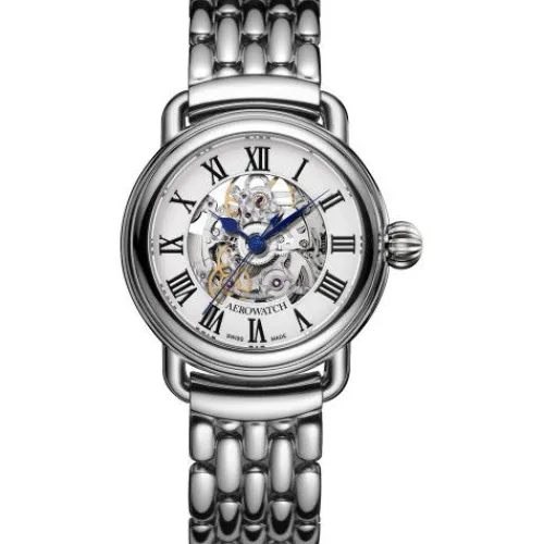 Aerowatch Metallarmband-1942 Skelett Automatic - A 60900 AA14 M