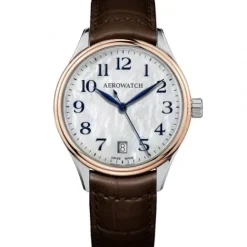 Aerowatch Lederarmband-Les Grandes Classiques Lady Quartz - A 42980 BI01