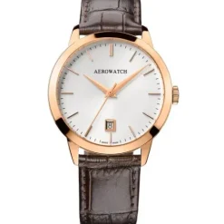 Aerowatch Lederarmband-Les Grandes Classiques Quartz - A 42972 RO02