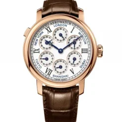 Aerowatch Lederarmband-Renaissance 7 Time Zones - A 51974 R101