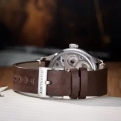 Aerowatch Lederarmband-Renaissance Big Mechanical Pilot - A 55981 AA02