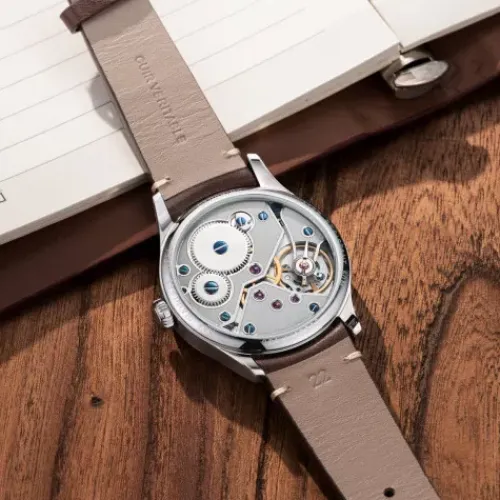 Aerowatch Lederarmband-Renaissance Big Mechanical Pilot - A 55981 AA02