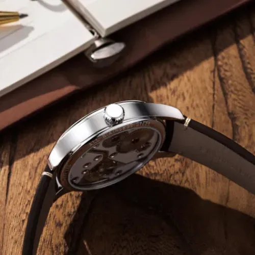 Aerowatch Lederarmband-Renaissance Big Mechanical Pilot - A 55981 AA02