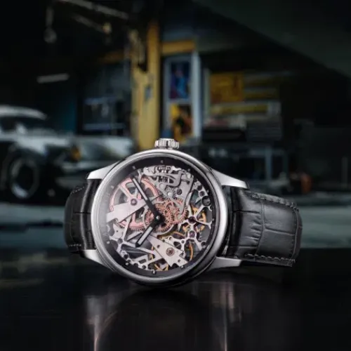 Aerowatch Lederarmband-Renaissance Fir Tree Skeleton - A 50981 AA24