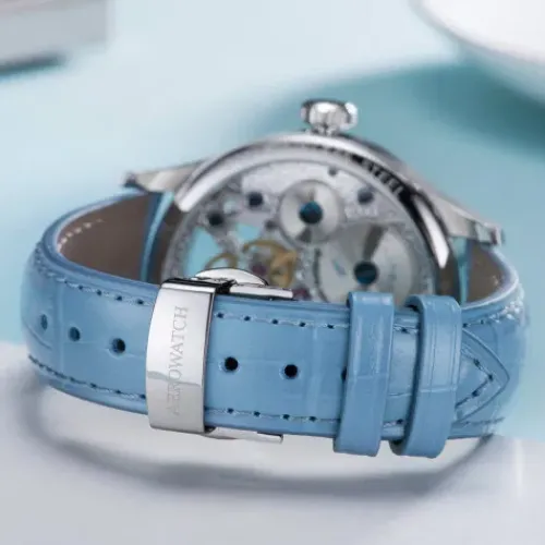 Aerowatch Lederarmband-Renaissance Lady Skelett - A 57981 AA26