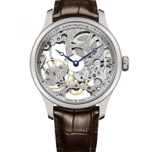 Aerowatch Lederarmband-Renaissance Lady Skelett - A 57981 AA01