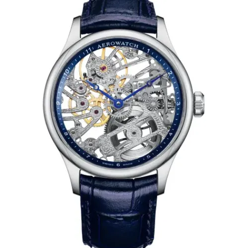 Aerowatch Lederarmband-Renaissance Skelett - A 50981 AA03