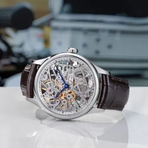 Aerowatch Lederarmband-Renaissance Skelett - A 50981 AA02