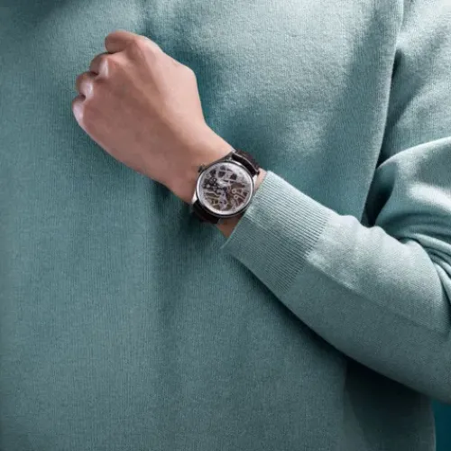 Aerowatch Lederarmband-Renaissance Skelett - A 50981 AA02