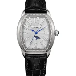 Aerowatch Lederarmband-Streamline Mondphase Quarz - A 43958 AA08 DIA