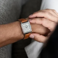 Alpina Lederarmband-Alpiner Heritage Carree Automatic - AL-530SAC3C6