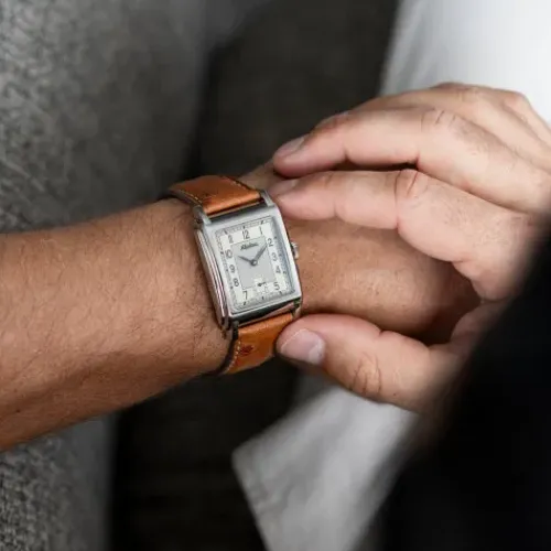 Alpina Lederarmband-Alpiner Heritage Carree Automatic - AL-530SAC3C6