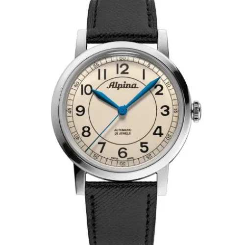 Alpina Lederarmband-Heritage Automatic - AL-520BG3SH6