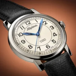 Alpina Lederarmband-Heritage Automatic - AL-520BG3SH6
