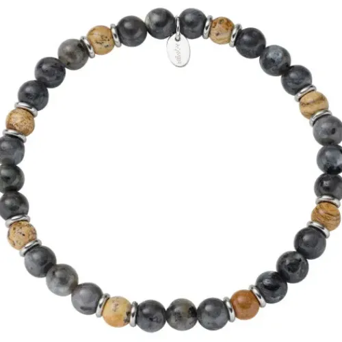 Amen Armbänder-Agate Steel Armband - ACBRU6EL06
