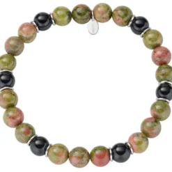 Amen Armbänder-Agate Steel Armband - ACBRU8EL15
