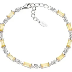 Amen Armbänder-Baguette Cut Tennis Armband - BT2REBGBZ16