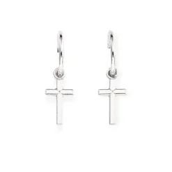 Amen (Kette mit) Kreuz-Bell Cross Small Ohrringe - ORCRB3