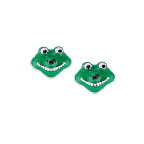 Amen Kinderschmuck-Junior Frog Ohrstecker - JEFRB