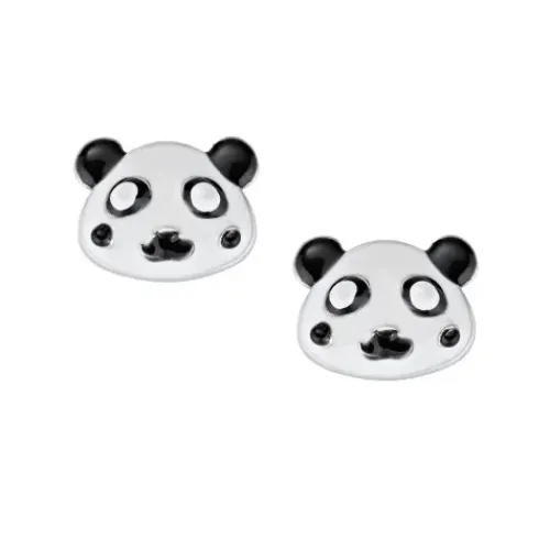 Amen Kinderschmuck-Junior Panda Ohrstecker - JEPAB