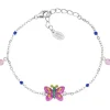 Amen Kinderschmuck-Junior Pink Butterfly Armband - JBRBUB