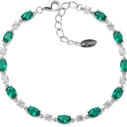 Amen Armbänder-Oval Cut Tennis Armband - BT2OVBVBZ16