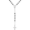 Amen (Kette mit) Kreuz-Rosary Crystal Classic Cross Halskette - CROBN4