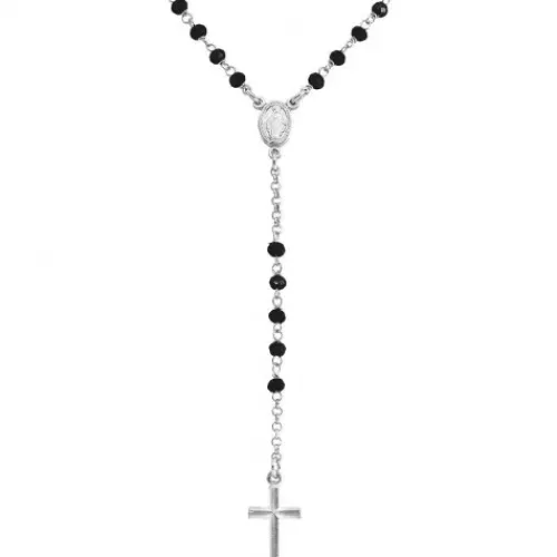 Amen (Kette mit) Kreuz-Rosary Crystal Classic Cross Halskette - CROBN4