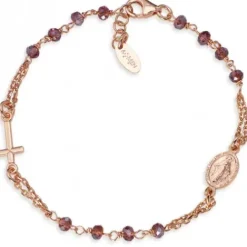 Amen (Kette mit) Kreuz-Rosary Crystal Cross Armband - BRORVI3