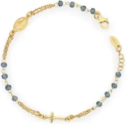 Amen (Kette mit) Kreuz-Rosary Crystal Cross Armband - BROGBL3